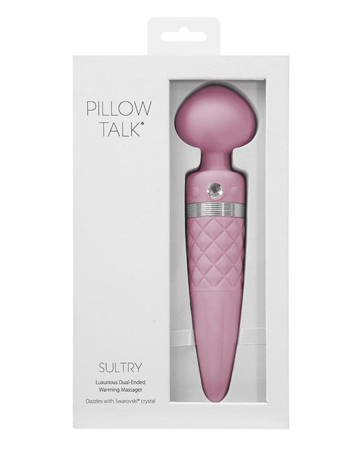 Pillow Talk - Sultry - Roterende Wand & G-spot Vibrator - Met verwarmingsfunctie - Dusty Rose