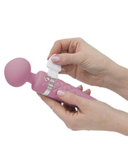 Pillow Talk - Sultry - Roterende Wand & G-spot Vibrator - Met verwarmingsfunctie - Dusty Rose