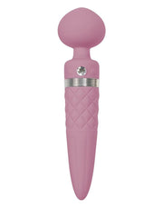 Pillow Talk - Sultry - Roterende Wand & G-spot Vibrator - Met verwarmingsfunctie - Dusty Rose