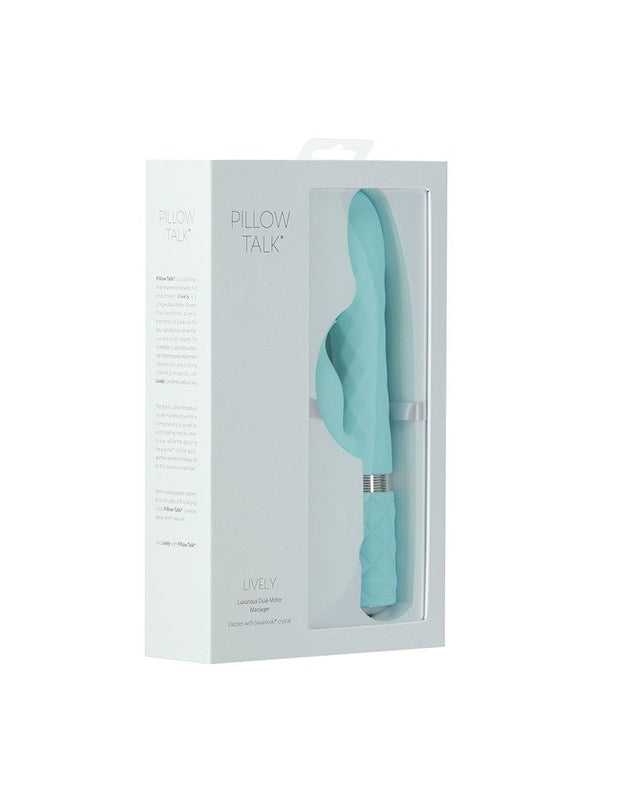 Pillow Talk - Lively - Rabbit Vibrator - Lichtblauw