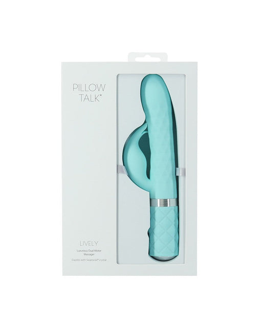 Pillow Talk - Lively - Rabbit Vibrator - Lichtblauw