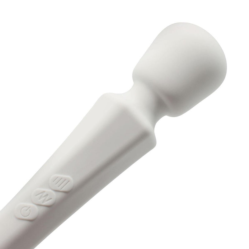 Pixey - Aqua Mini Wand Vibrator - The White Edition - Sterke en Stille Motor - Wit