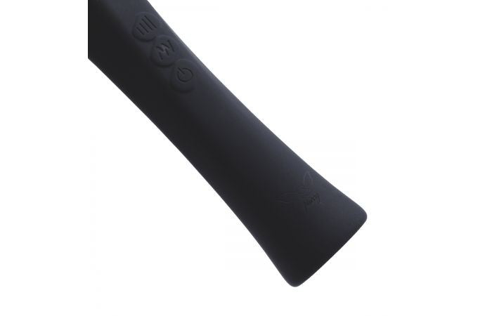 Pixey - Aqua Mini Wand Vibrator - Zwart