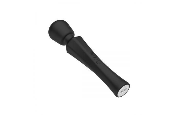 Pixey - Aqua Mini Wand Vibrator - Zwart