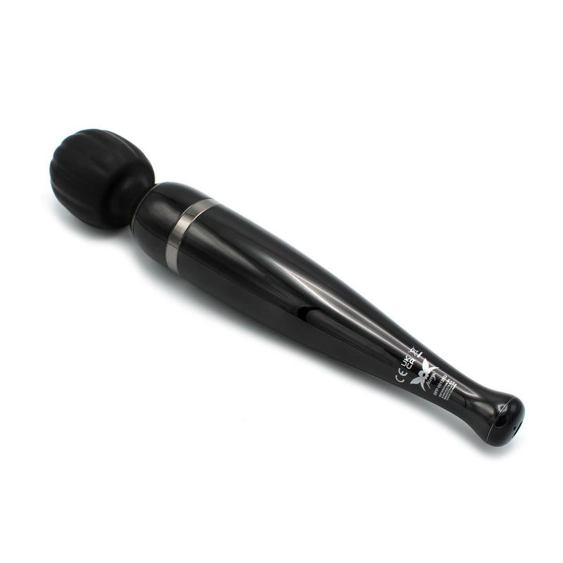 Pixey DeLuxe - Black Chrome Edition - Oplaadbare Wand Vibrator - de krachtigste die er is