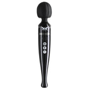 Pixey DeLuxe - Black Chrome Edition - Oplaadbare Wand Vibrator - de krachtigste die er is
