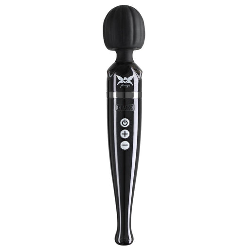 Pixey DeLuxe - Black Chrome Edition - Oplaadbare Wand Vibrator - de krachtigste die er is