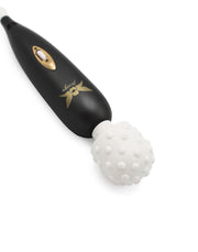 Pixey - Exceed V2 - Wand Vibrator met Beweegbare Kop - Zwart