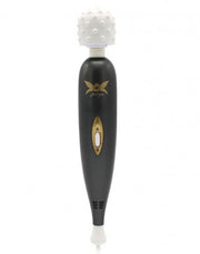 Pixey - Exceed V2 - Wand Vibrator met Beweegbare Kop - Zwart