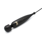 Pixey Turbo - Wand Vibrator - Massager - Black Edition - Met Twee Opzetstukken
