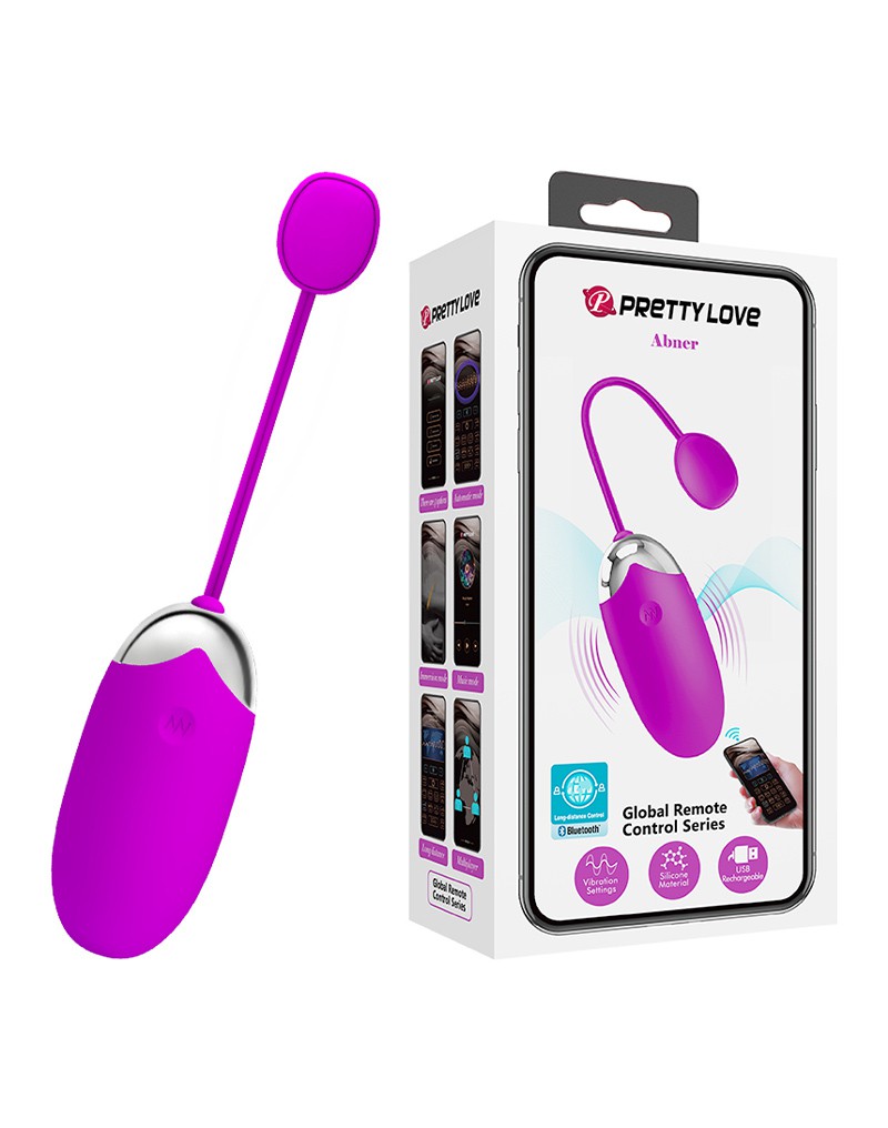 Pretty Love - Abner - Vibrerend Eitje - Met App Control - Roze