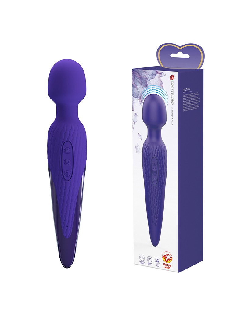 Pretty Love - Antony Youth - Verwarmende Wand Vibrator - Paars