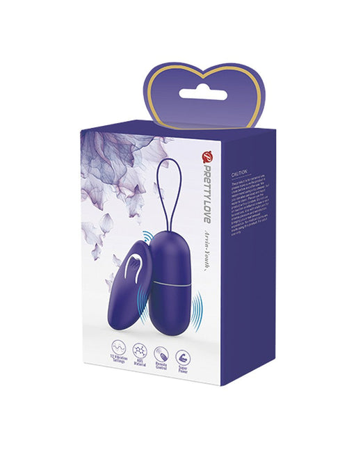 Pretty Love - Arvin - Vibrerend Eitje met Afstandsbediening - Paars