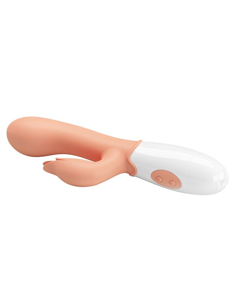 Pretty Love - Bloody Mary - Vibrator - Rabbit Vibrator met Clitoris Stimulatie - Lichte Huidskleur - Geeft Intens en Krachtig Plezier