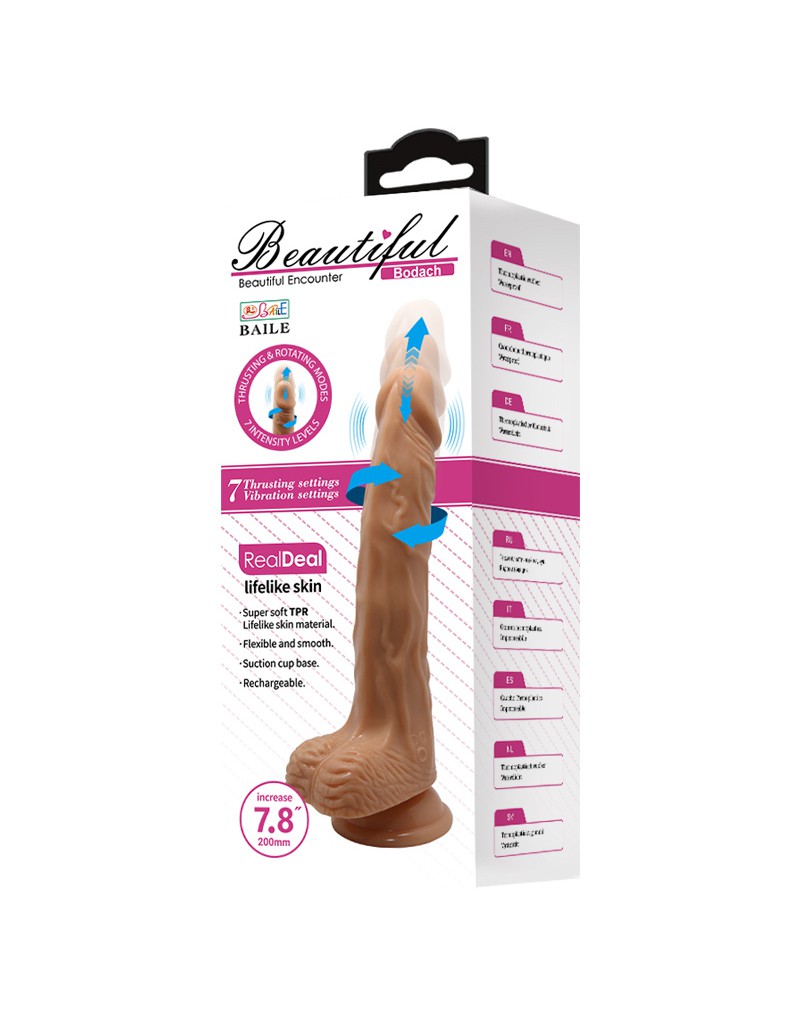 Pretty Love - Bodach - Vibrerende Dildo - Medium Huidskleur