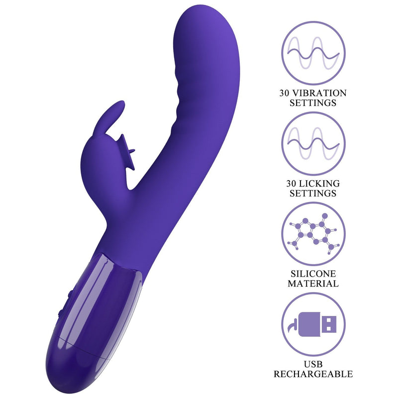 Pretty Love - Cerberus Youth - Rabbit Vibrator - Paars