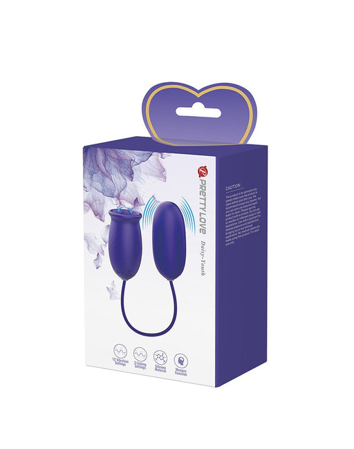 Pretty Love - Daisy Youth - Vibrerend Eitje En Clit Likker - Paars