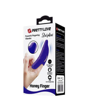 Pretty Love - Delphini - Vinger Vibrator - Paars - Siliconen - USB Oplaadbaar - 10 standen