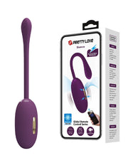 Pretty Love - Doreen - E-stim Vibrerend Eitje - Electrosex - Met App Control - Paars