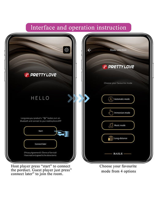 Pretty Love - Doreen - E-stim Vibrerend Eitje - Electrosex - Met App Control - Paars