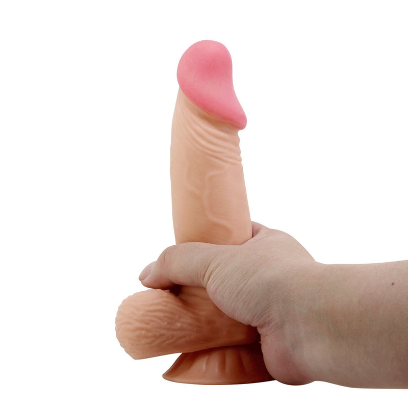 Pretty Love - Duvall - Sliding Skin Dildo - Lengte 19.4 cm - Ø 4.2 cm - Lichte Huidskleur