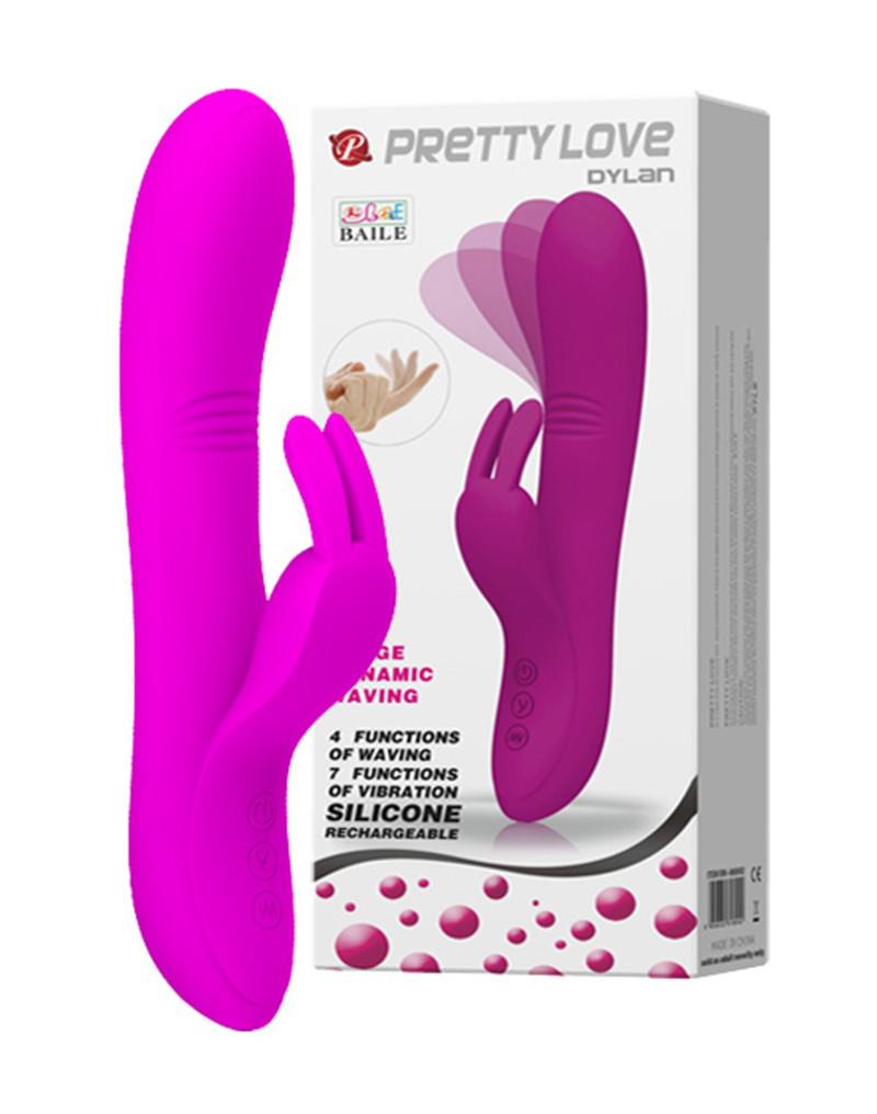 Pretty Love - Dylan - Rabbit Vibrator - Roze