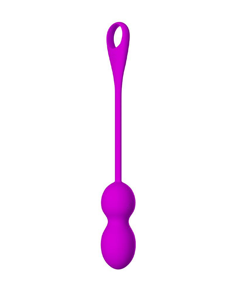 Pretty Love - Elvira - Vibrerende Vaginale Kegel Balletjes - Met App Control - Dieproze