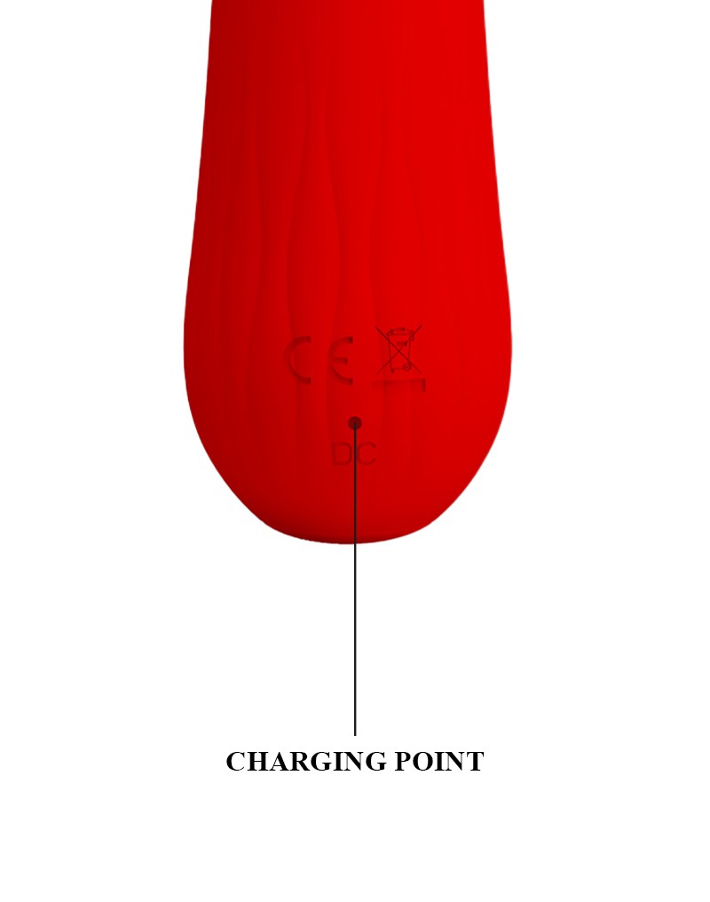 Pretty Love - Faun - Buigzame G-Spot Vibrator - Rood