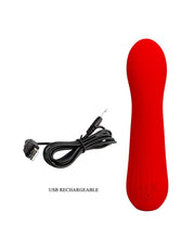 Pretty Love - Faun - Buigzame G-Spot Vibrator - Rood