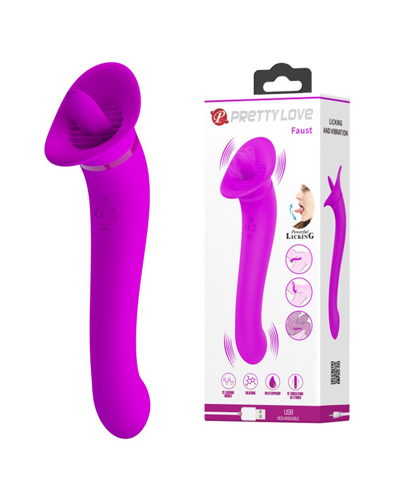 Pretty Love - Faust - Orale Sex Simulator - Roze