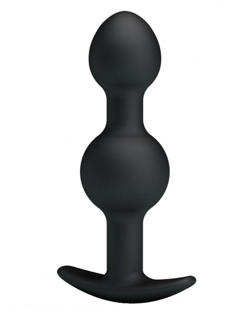 Pretty Love - Geisha Anaal Plug Dubbel - Met Bewegende Metalen Balletjes