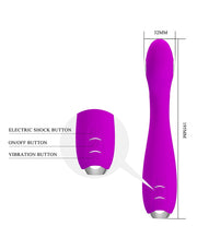 Pretty Love - Hector - G-Spot E-stim Vibrator met Electroshock - Met App Control - Paars