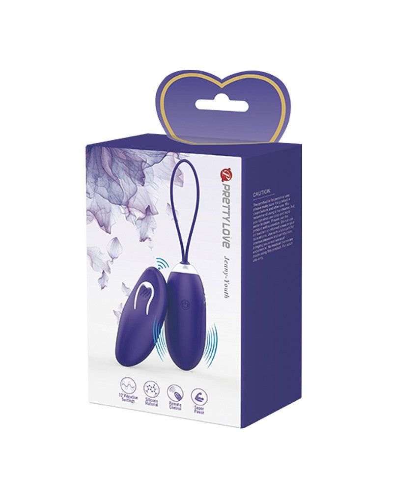 Pretty Love - Jenny Youth - Vibrerend Eitje - Paars