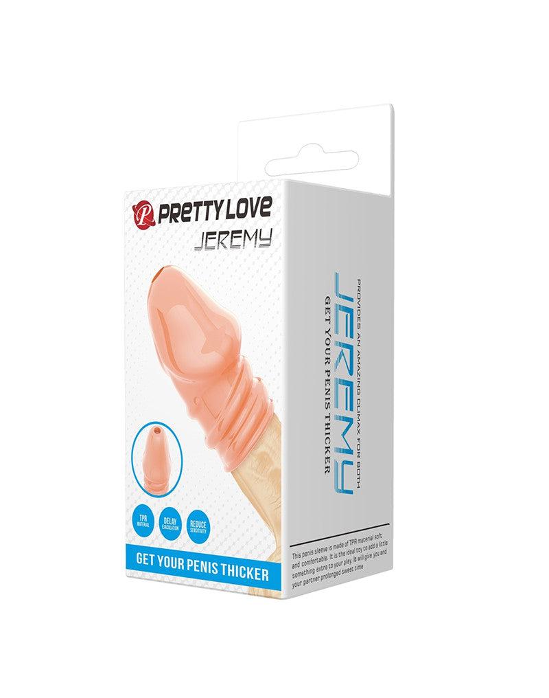 Pretty Love - Jeremy - Penis Sleeve - Cock Sleeve Voor Verminderen Bloedstroom voor Hardere Erecties - Lichte Huidskleur