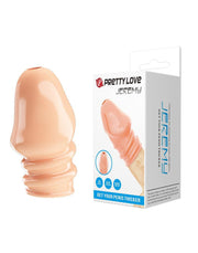 Pretty Love - Jeremy - Penis Sleeve - Cock Sleeve Voor Verminderen Bloedstroom voor Hardere Erecties - Lichte Huidskleur