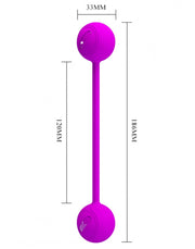 Pretty Love - Kegel Ball III - Vaginale bekkenbodem training Balletjes Met Metalen kogels - Roze