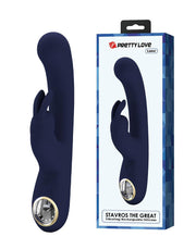 Pretty Love - Lamar - Rabbit Vibrator - Met LCD Display - Donkerblauw