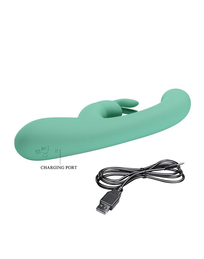 Pretty Love - Lamar - Rabbit Vibrator - Met LCD Display - Lichtblauw