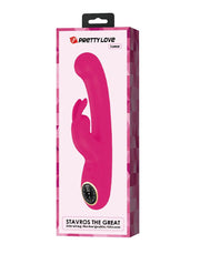 Pretty Love - Lamar - Rabbit Vibrator- Met LCD Display - Roze