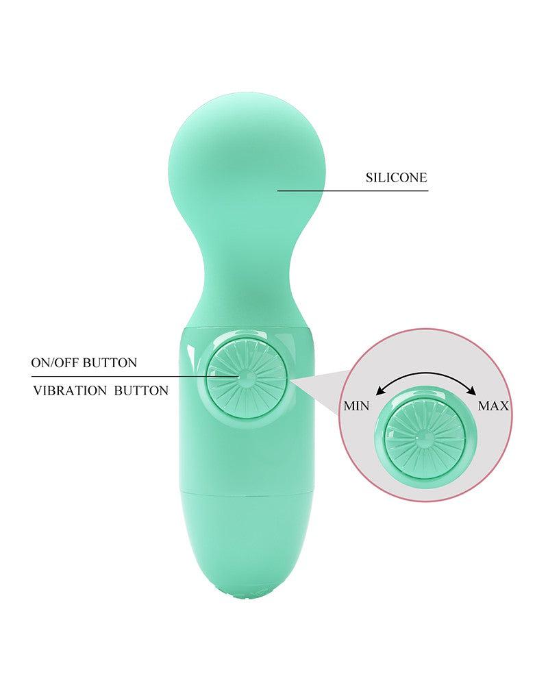 Pretty Love - Little Cute- Mini Wand Vibrator - Mintgroen
