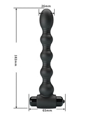 Pretty Love - Lynn - Vibrerende Buttplug - Zwart