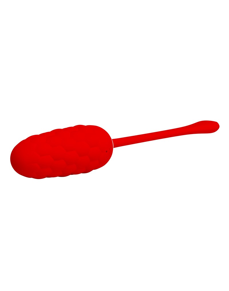 Pretty Love - Marina - Vibrerend Eitje met Nopjes - Handige Eénknopsbediening - Rood