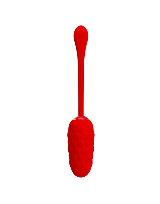 Pretty Love - Marina - Vibrerend Eitje met Nopjes - Handige Eénknopsbediening - Rood