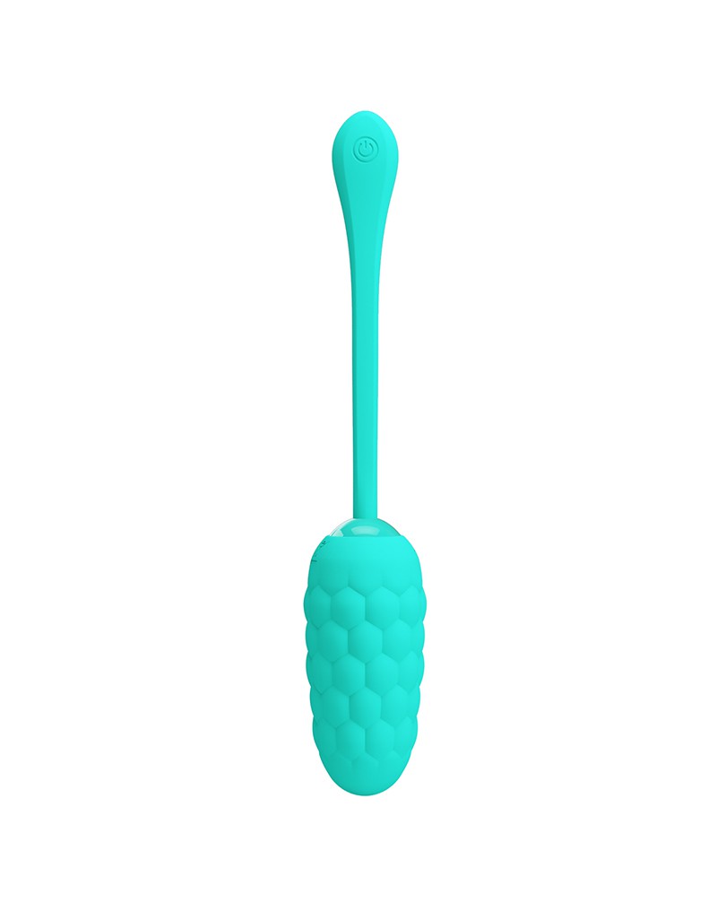 Pretty Love - Marina - Vibrerend Eitje met Nopjes - Handige Eénknopsbediening - Turquoise