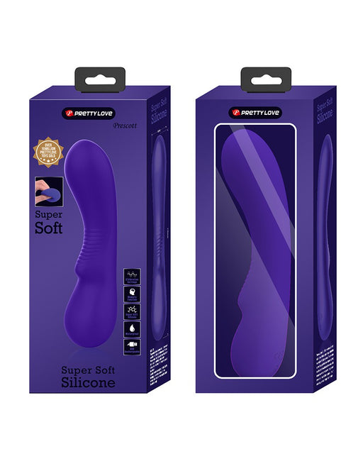 Pretty Love - Matt - G-Spot Vibrator - Flexibele Schacht - 12 Standen - Paars