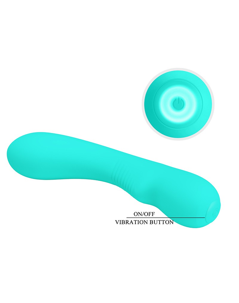 Pretty Love - Matt - G-Spot Vibrator - Flexibele Schacht - 12 Standen -Turquoise