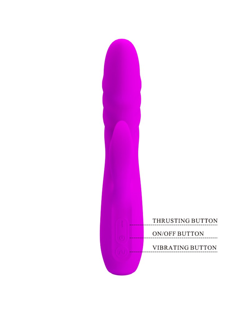 Pretty Love - Melanie - Stotende Rabbit Vibrator - Roze