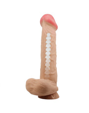 Pretty Love - Mendel - Sliding Skin Dildo - Lengte 26 cm - Ø 5.5 cm - Lichte Huidskleur
