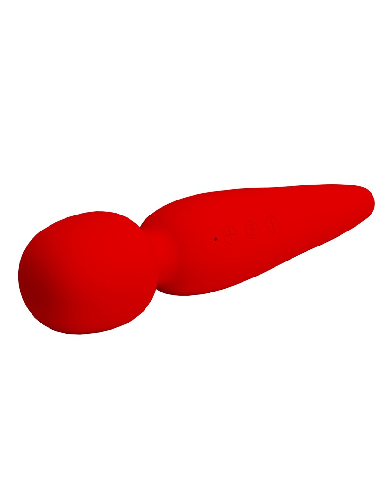 Pretty Love - Meredith - Wand Vibrator - 12 Standen - Waterproof - Rood
