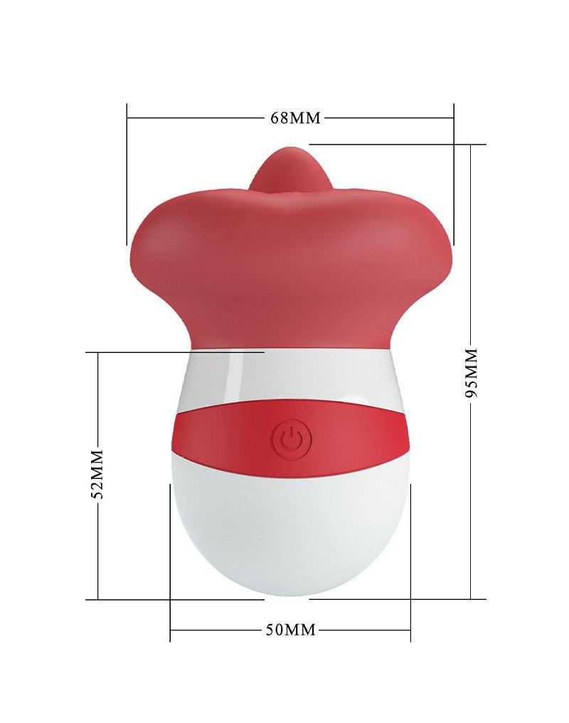 Pretty Love - Mina - Clitoris Vibrator - Likkende Tong Functie - Rood